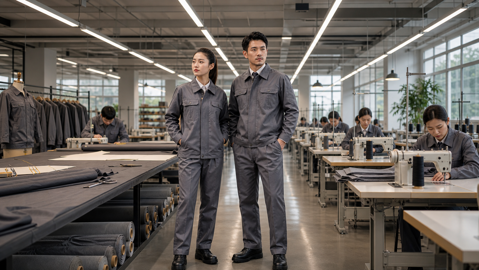 原者工作服生产车间